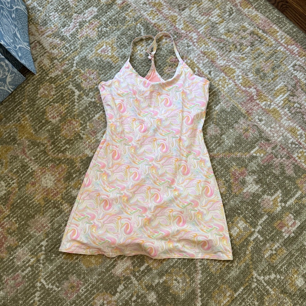 Outdoor voices exercise dress Colorful Swirl Pattern Dress